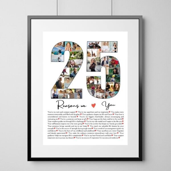 25 Reasons I Love You Template- Instant Download