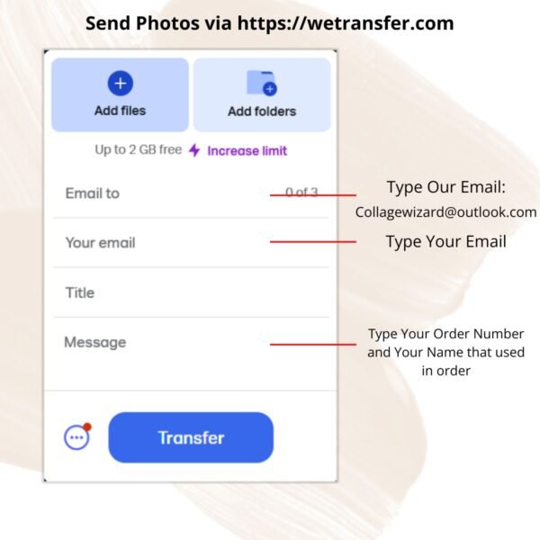 Editing Service - Inserting Photos and Message Underneath - Image 3