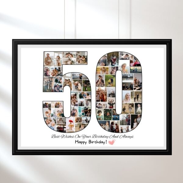 World map with 50 travel pins for adventure-themed 50th gifts