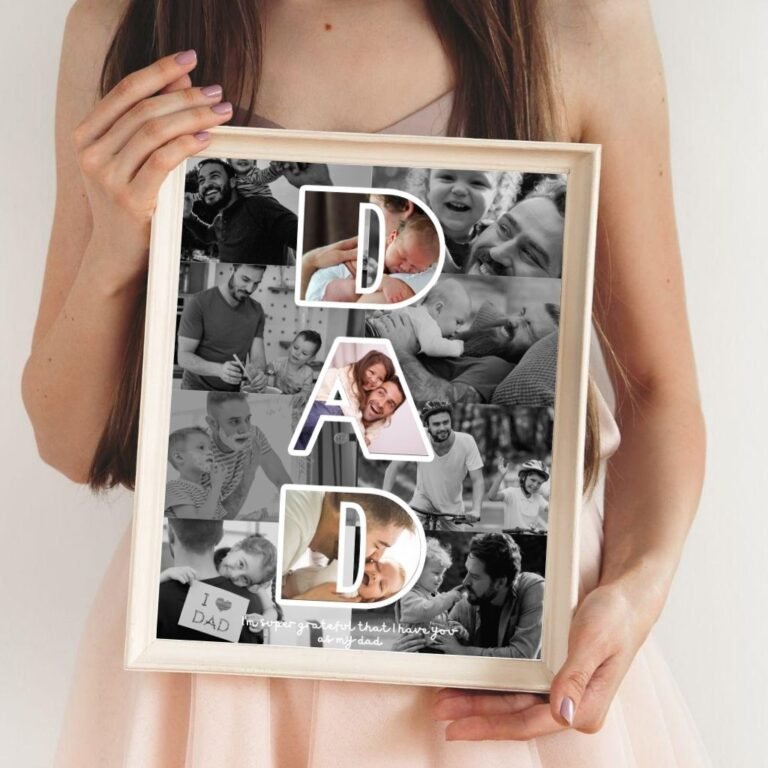 Zero-Cost Father’s Day Surprise: Free Printable DAD Photo Collage Templates (No Credit Card Required)
