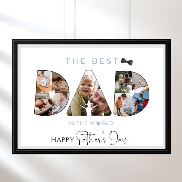 Last Minute Father’s Day Gift? Download Free Customizable Photo Collage Templates in 60 Seconds