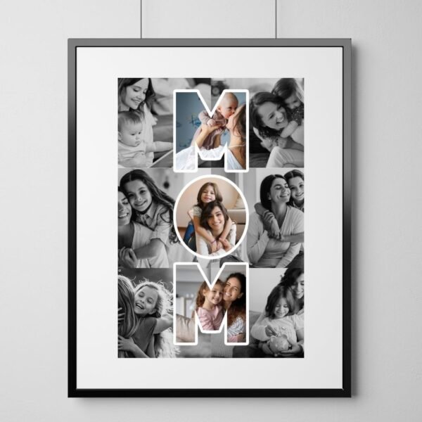 Mom Élégance Noir Template- Instant Download