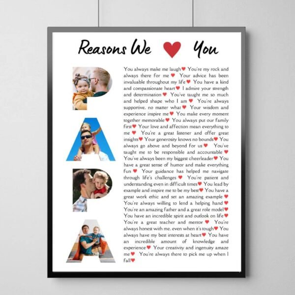 Immigrant Papa Tribute - Dictionary Letters with 30 Bilingual Life Lessons