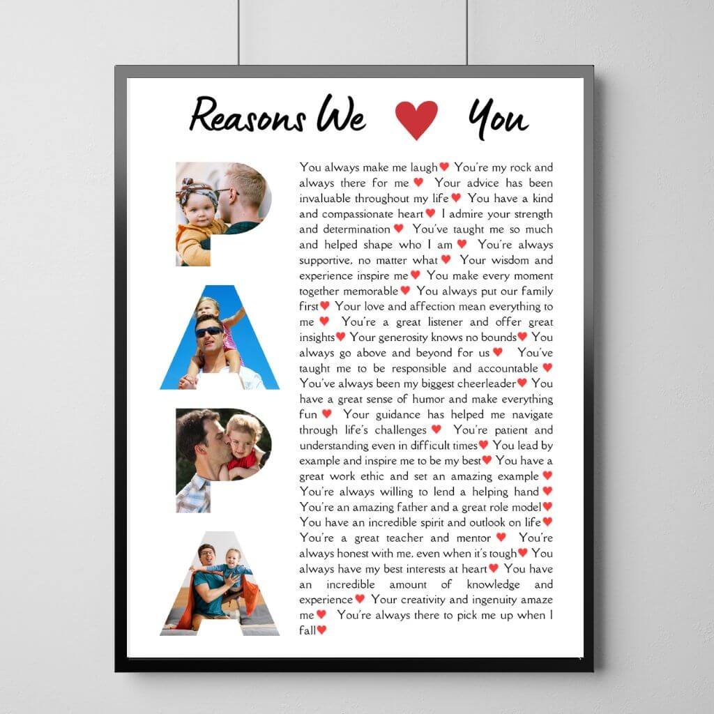Immigrant Papa Tribute - Dictionary Letters with 30 Bilingual Life Lessons