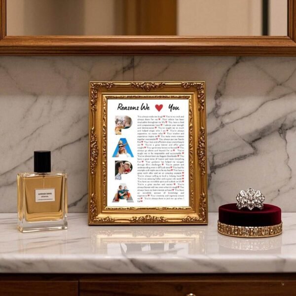 Mediterranean Papa Tribute - Olive Branch Letters with 30 Family Harvest Memories