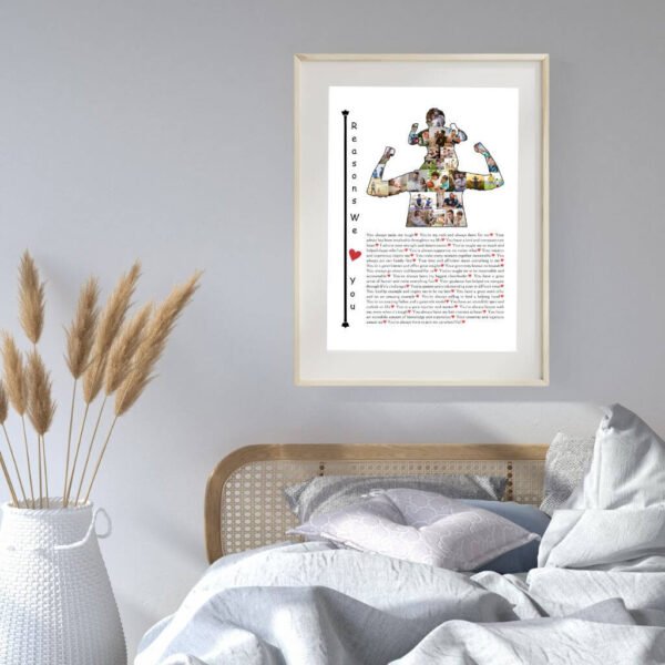 Father Son Woodworking Collage - Saw & Nail Letters with 30 DIY Project Photos