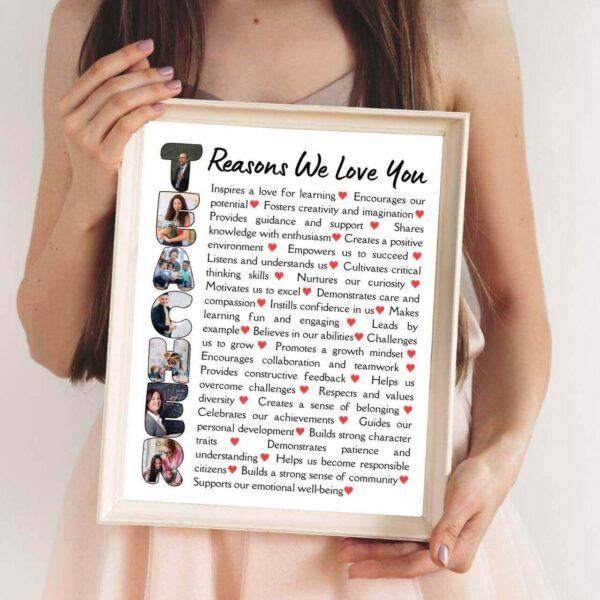 Teacher Appreciation Bulletin Board Kit - 30 Student Handprint Reasons