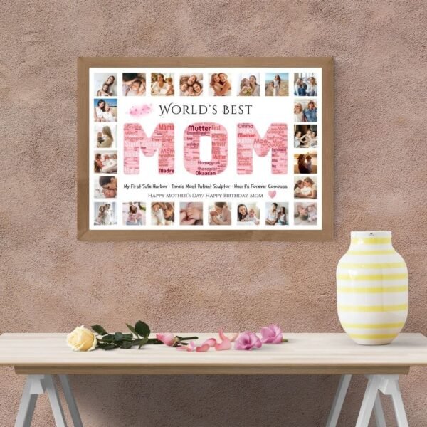 Instant Download MOM DIY Mother's Day Gift Template for Wall Art and Photo Books