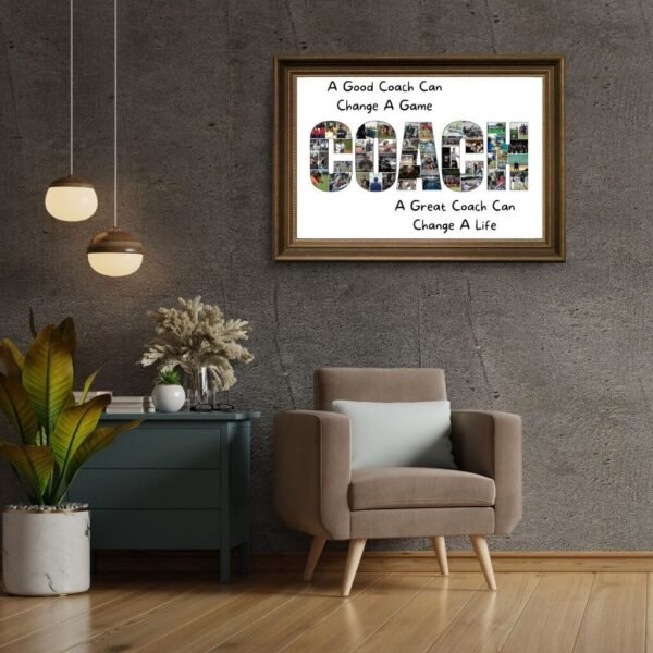 Retro COACH collage template with newspaper textures | CollageWizard Exclusive