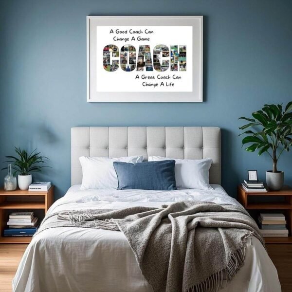 Premium acrylic print of COACH collage template | CollageWizard Pro Design