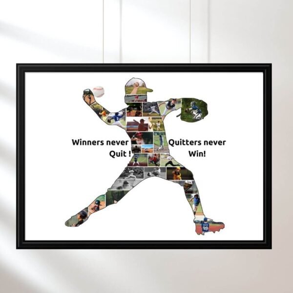 Baseball coach retirement collage | CollageWizard