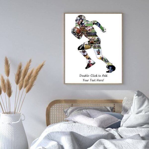 Game day tribute collage optimized for social media via CollageWizard app
