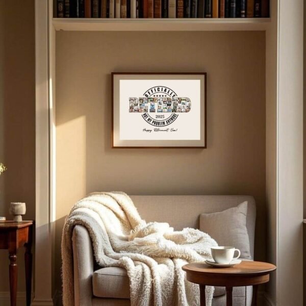 Editable sassy slogan below 2025. Perfect for fun retirees. Gift for coworkers.