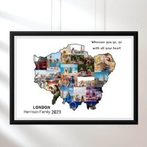 London map photo template designed by CollageWizard